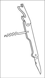 Ensamblaje de las herramientas básicas para barman