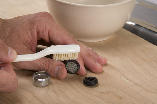 How to Clean a Faucet Aerator and Sink Sprayer