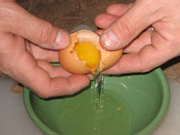 Cómo romper un huevo