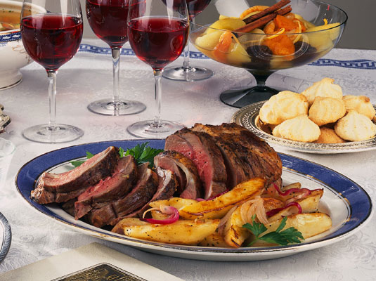 Cordero Asado al Ajillo con Patatas