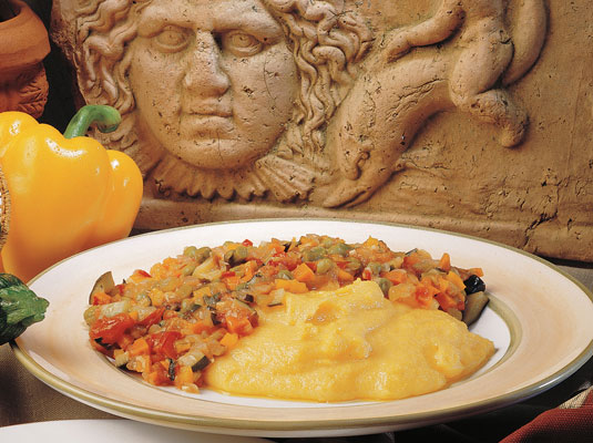 Polenta con Verduras