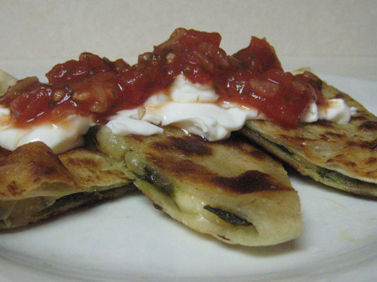 Quesadillas Poblano