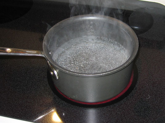 Comprensión de los términos de cocina con agua