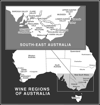 Las regiones vinícolas de Australia