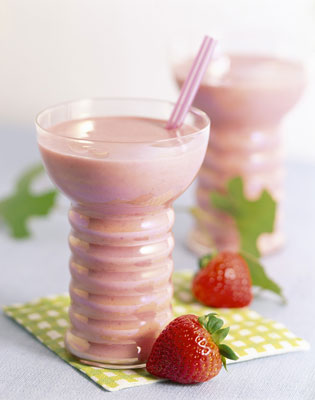 Batido de bayas de verano