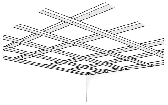 Cómo colgar un techo de tablones laminados