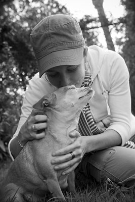 Cómo fotografiar besos de perrito