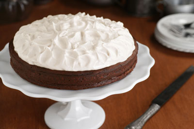 Pastel de chocolate sin gluten sin harina
