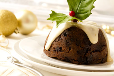 Budín de Navidad con Crema de Ron