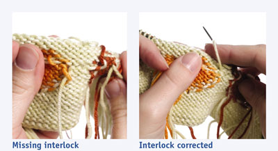 Conceptos básicos de tejido: intarsia