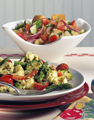 Recetas de la dieta mediterránea: ensaladas cargadas de verduras