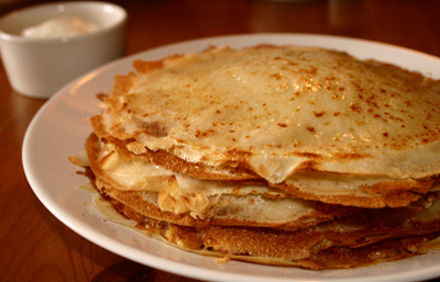 Panqueques de canela aptos para IBS con ghee