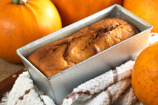 Pan de especias de calabaza sin gluten para personas con síndrome del intestino irritable