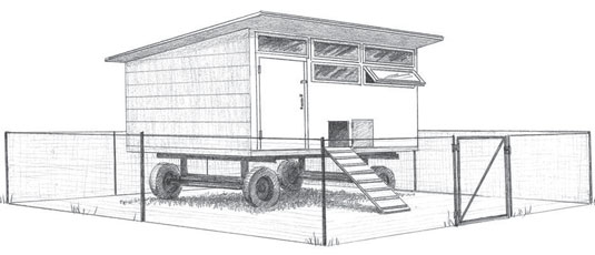 Cómo utilizar tractores de pollos móviles