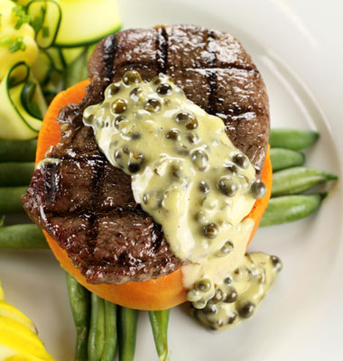 Receta de Steak au Poivre