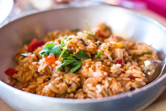 Receta de arroz rojo