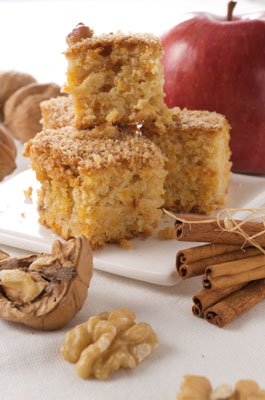 Receta de pastel de manzana con especias
