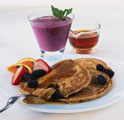 Receta de batido de bayas de invierno