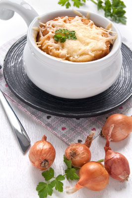 Sopa de cebolla (Soupe à l'Oignon)