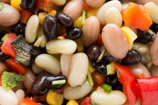 Receta de ensalada de frijoles Fiesta