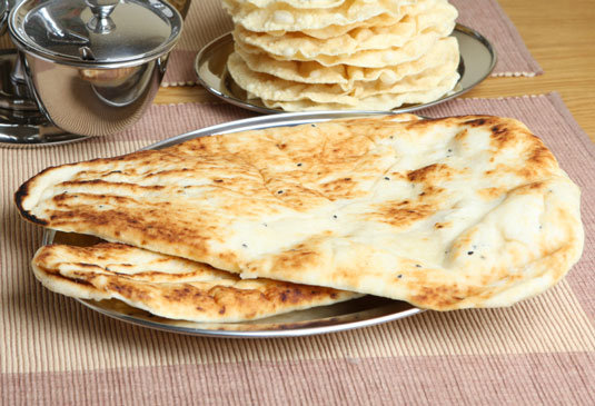 Receta de envoltura de pan plano