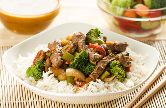 Platos principales con carne y semillas de chía
