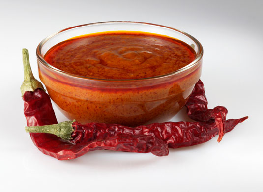 Salsa de chili con semillas de chía