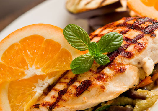 Receta Mexicana De Aves De Corral: Pollo Cítrico Con Salsa De Cilantro Y Naranja
