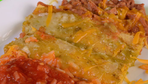 Receta de Enchiladas Verdes con Cerdo