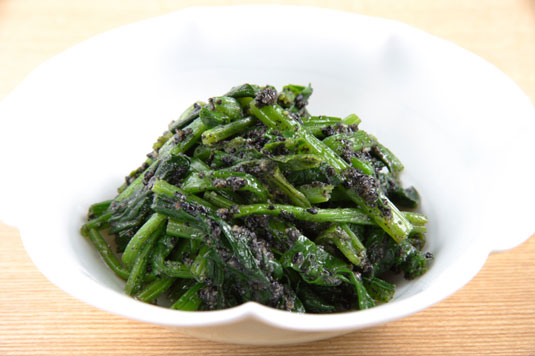 Receta de espinacas aromatizadas