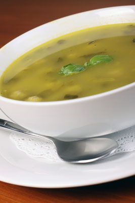 Receta de sopa de albóndigas de pavo y teriyaki