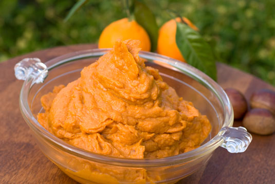 Receta de puré de batatas con aroma a vainilla