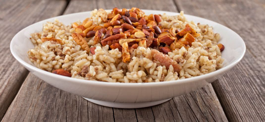 Receta de Arroz Especiado con Almendras