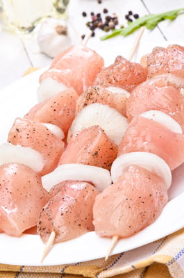 Receta de kebabs de cordero al curry