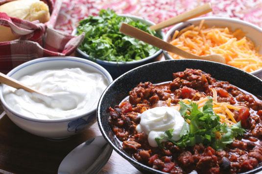 Receta de chili de res y frijoles
