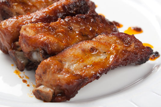 Receta de costillas de arce aromatizadas
