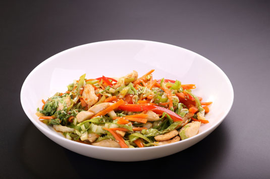 Receta de ensalada de pollo china