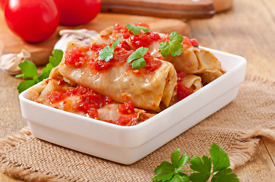 Receta de repollo relleno italiano