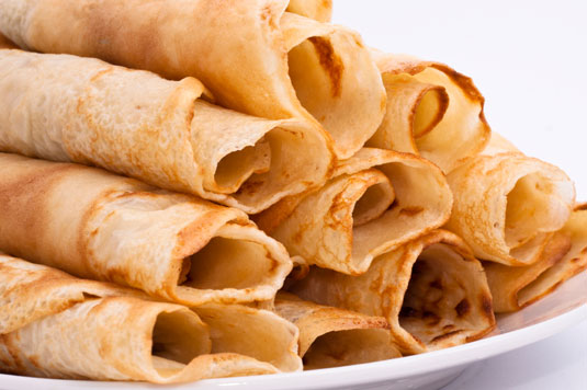 Receta de crepes ligeros como una pluma