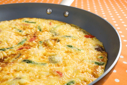 Receta de tortilla mezclada