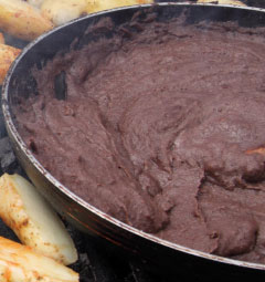 Receta de Torta de Pollo con Frijoles Negros