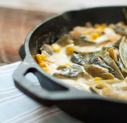 Receta de salteado de maíz picante