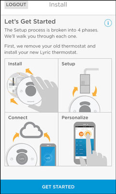 Termostato inteligente de Honeywell