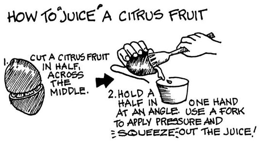 Agregar cítricos y otras frutas a las salsas