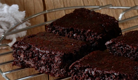 Receta de brownies dulces sin harina