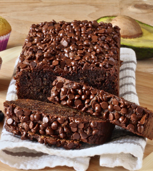 Receta de pan de chocolate con aguacate