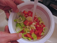 Congelar verduras frescas