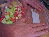 Congelar verduras frescas