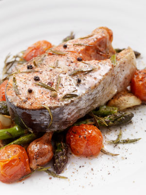 Pescado con espárragos (Pesce con gli Asparagi)