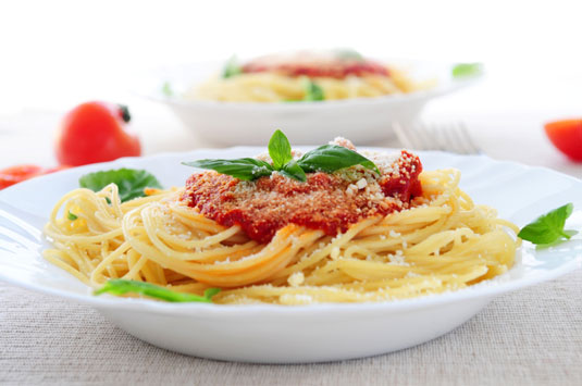 Pasta con Salsa de Tomate y Albahaca (Pasta Pomodoro e Basilico)